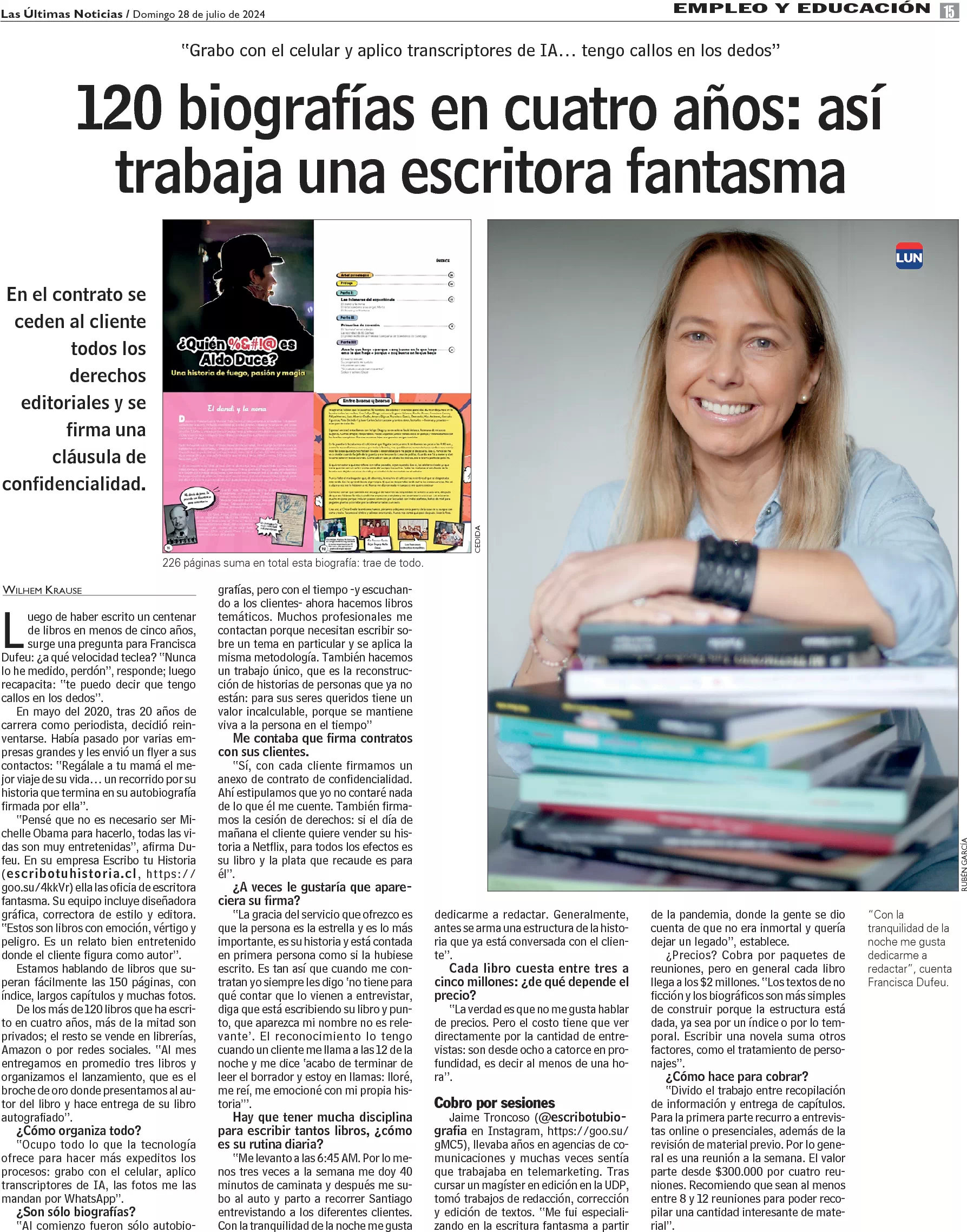 Escritor fantasma LUN